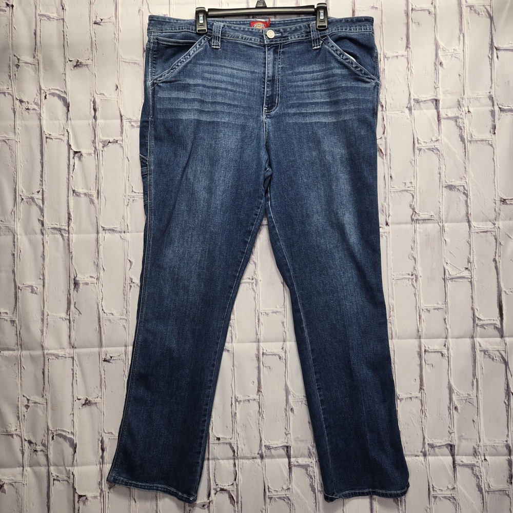 Dickies Jeans Girl Size 20 (40x31) Blue Carpenter Jerry‎ Leigh of California